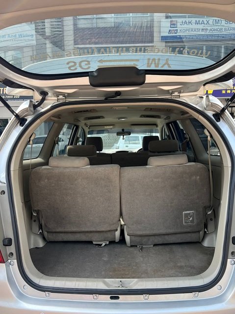 Toyota Innova Rear Interior