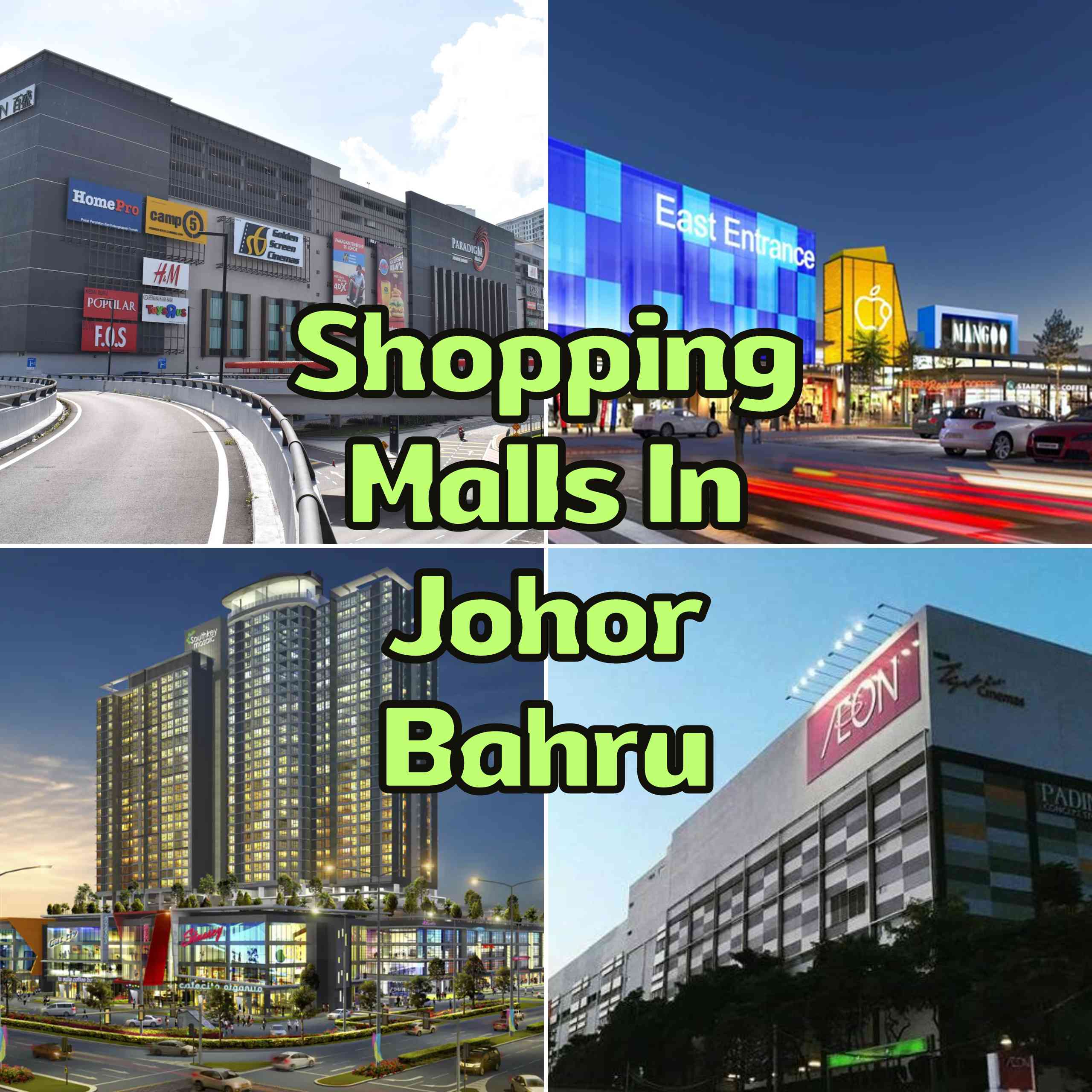 shopping malls in Johor Bahru